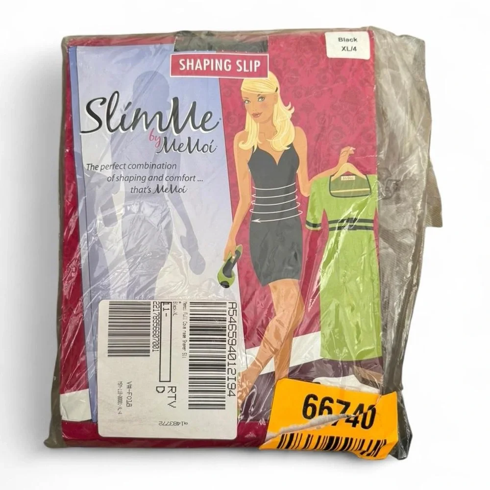 MeMoi SlimMe Black Shaping Slip XL NIP - Picture 2 of 5